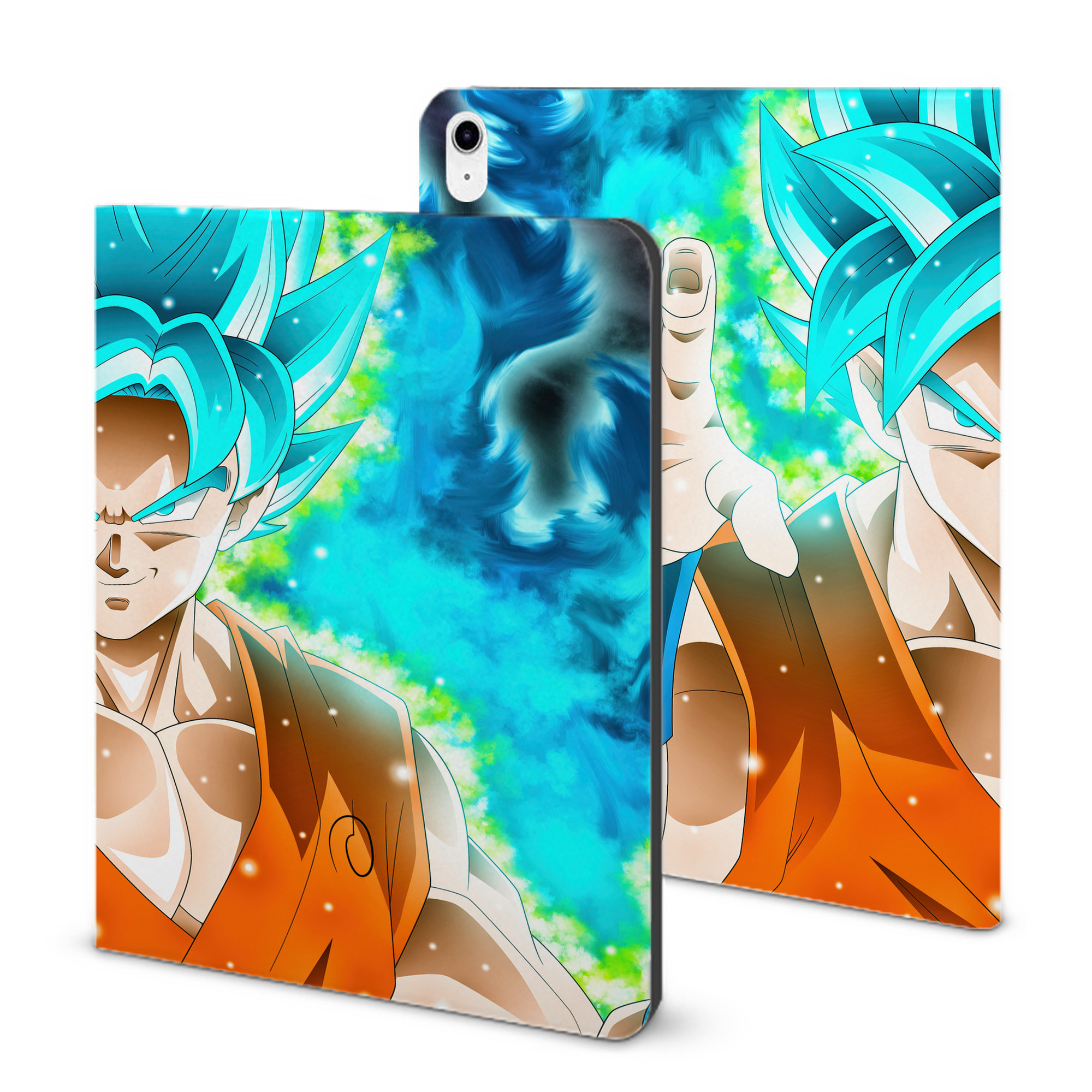 （画像用） ドラゴンボール DRAGON BALL IPad ケース ブック型 PUレザー TPU 耐衝撃 軽量 薄型 ペン収納なし 全面保護 IPad 各モデル対応